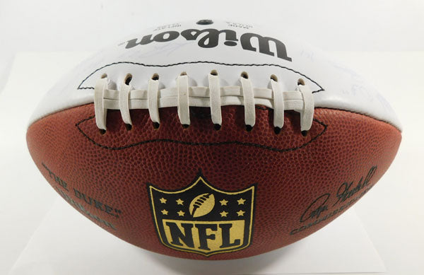 2015 San Francisco 49ers Team Signed Wilson The Duke Auto Panel Football NIB Pic2