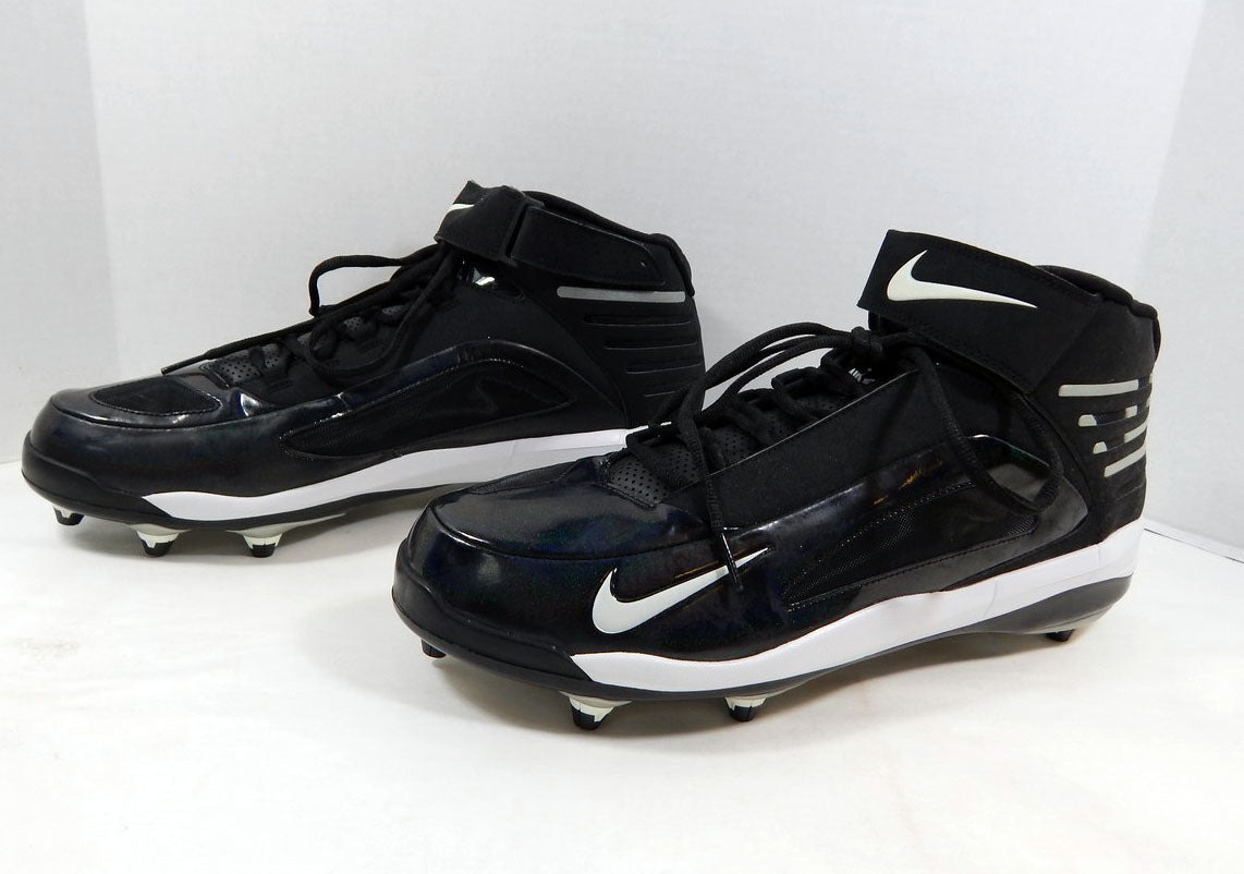 2009 Nike Air LT 2.1 D Black/White Football Cleats Size 16