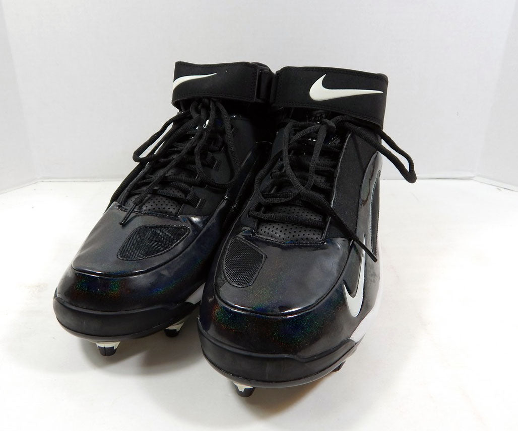2009 Nike Air LT 2.1 D Black/White Football Cleats Size 16 Pic2