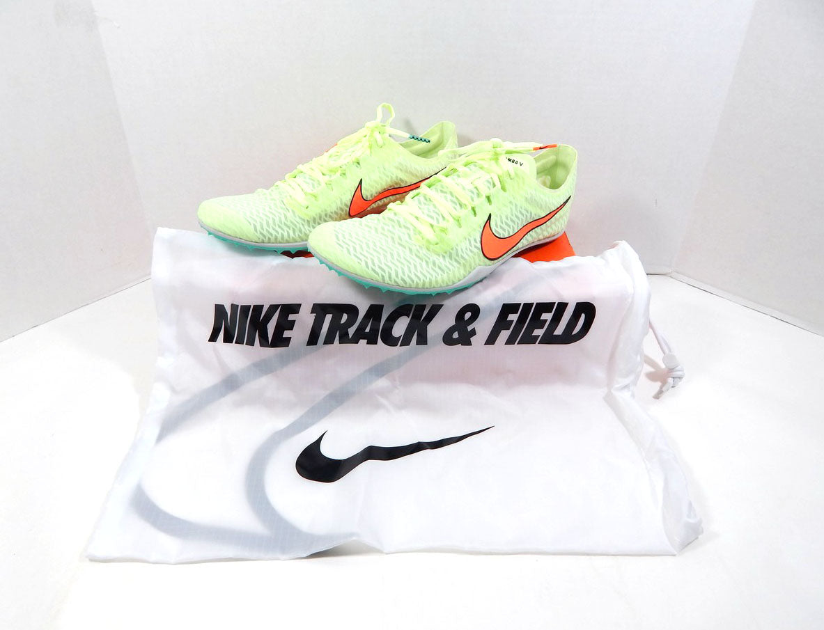 Utah State Aggies Nike Zooom Mamba V Neon Yelllow Track Spikes Size 9