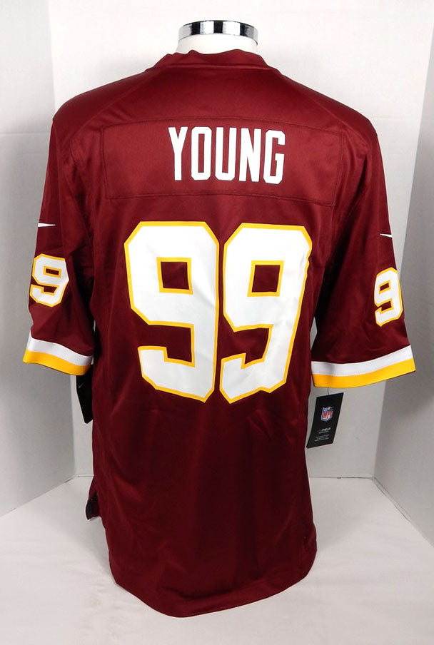 2017-18 Mens Washington Redskins Chase Young #99 On Field Maroon Jersey Nike L Pic2