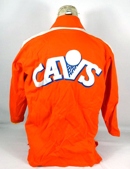 Mens 1982-83 Cleveland Cavaliers John Bagley #5 Warm-ups Orange S 44/34 Medalist Pic2