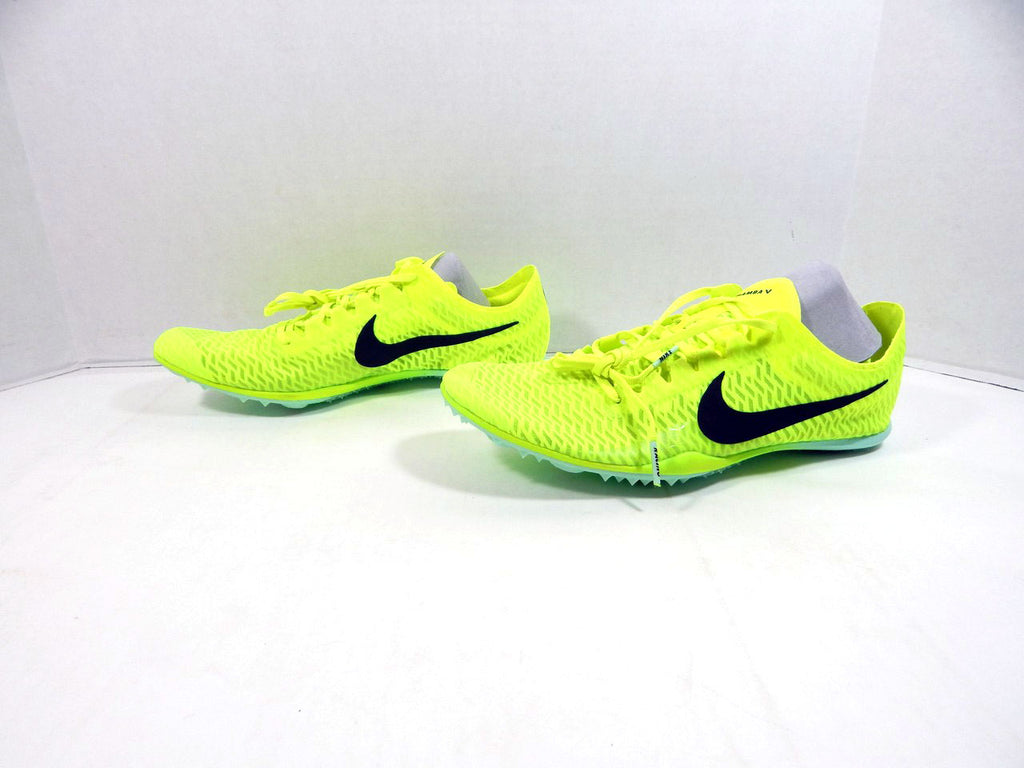 Utah State Aggies Nike Zooom Mamba V Yellow Track Spikes Size 9 Pic2