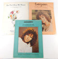 Barbra Streisand Sheet Music Songs Evergreen Memory You Don't Bring Me Flowers