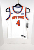 2021-22 Youth New York Knicks Derrick Rose #4 Swingman White Jersey Nike M