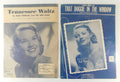 Lot of (2) Patti Page Sheet Music Tennessee Waltz and Doggie in the Window