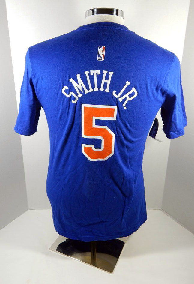 2018 Youth New York Knicks Dennis Smith Jr #5 N&N Blue Jersey Nike XL Pic2