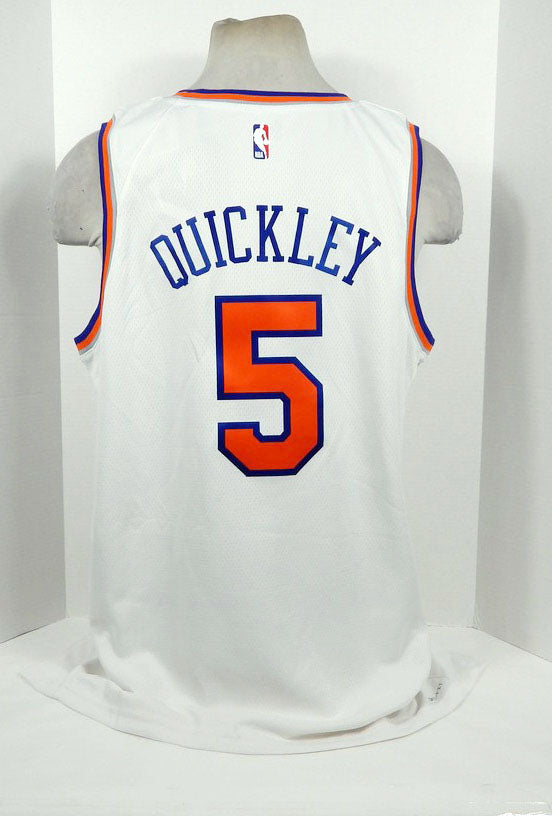 2022-23 Mens New York Knicks Immanuel Quickley #5 Swingman White Jersey Nike 56 Pic2