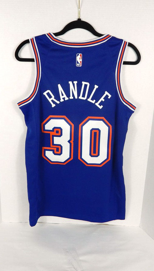 2021-22 Mens New York Knicks Julius Randle #30 Swingman Blue Jersey Jordan 40 Pic2