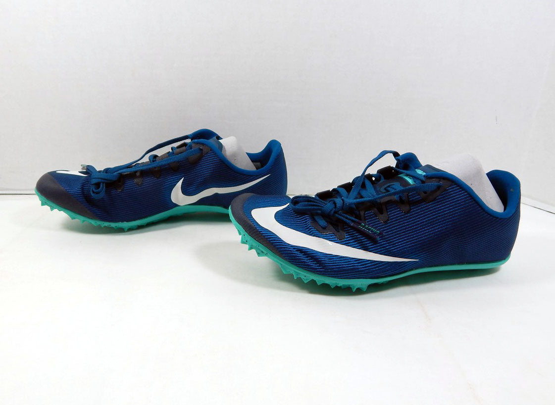 Utah State Aggies Nike Zoom 400 Blue Track Spikes Size 5 Pic2