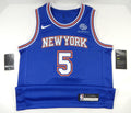 2020 Youth New York Knicks Dennis Smith Jr #5 Swingman Blue Jersey Nike M