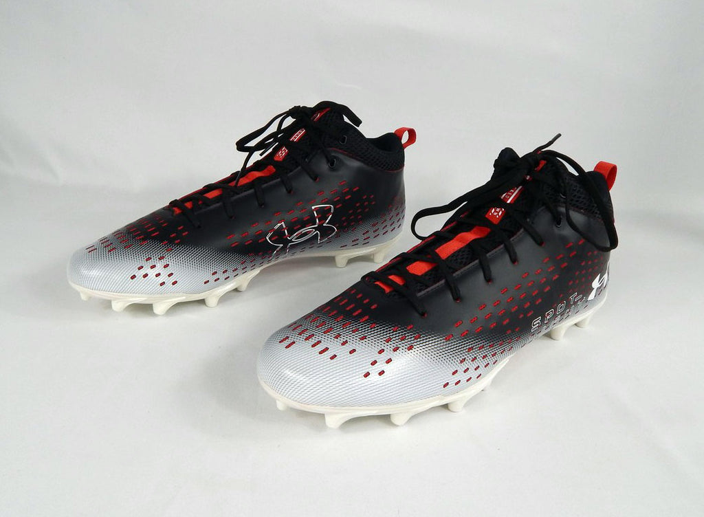 Under Armour Spot Light Select 2.0 LowTop Texas Tech Black Football Cleats 16