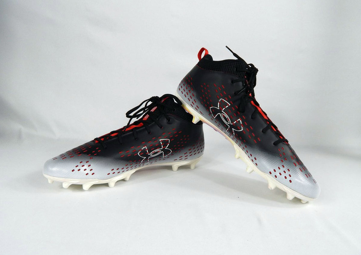 Under Armour Spot Light Select 2.0 LowTop Texas Tech Black Football Cleats 16 Pic2