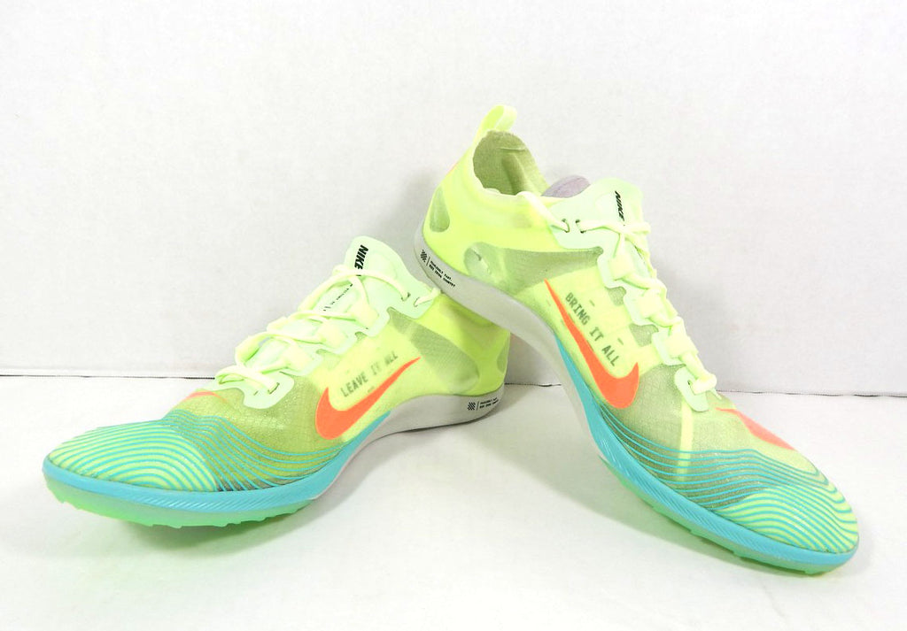 Nike Zoom Victory XC 5 Lowtop Utah State Neon Yellow Track & Field Spikes 6.5 Pic2