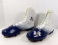 2013 Auburn Tigers UA Team Highlight MC DEMO White/Navy Football Cleats 13.5