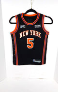 2021-22 Youth New York Knicks Immanuel Quickley #5 Swingman Black Jersey Nike S