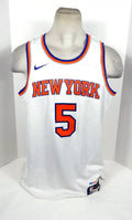 2022-23 Mens New York Knicks Immanuel Quickley #5 Dri-Fit White Jersey Nike 52