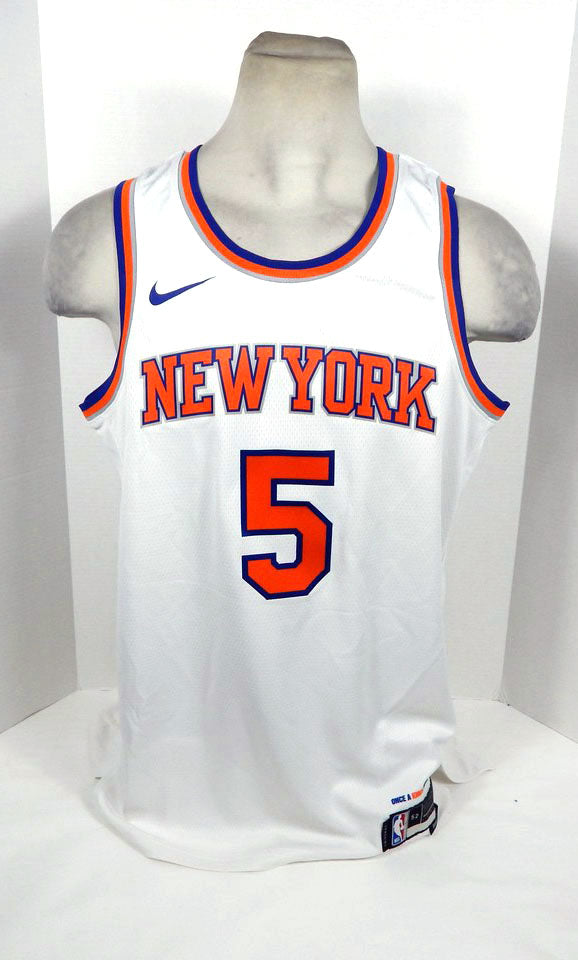 2022-23 Mens New York Knicks Immanuel Quickley #5 Dri-Fit White Jersey Nike 52