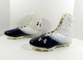 Auburn Tigers UA Highlight Compfit Hightop Team Issued White Football Cleats 13E
