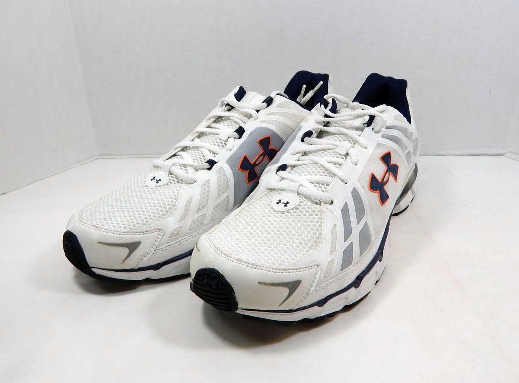 2011 Auburn Tigers Under Armour Chase White Running Shoes 18 Pic2