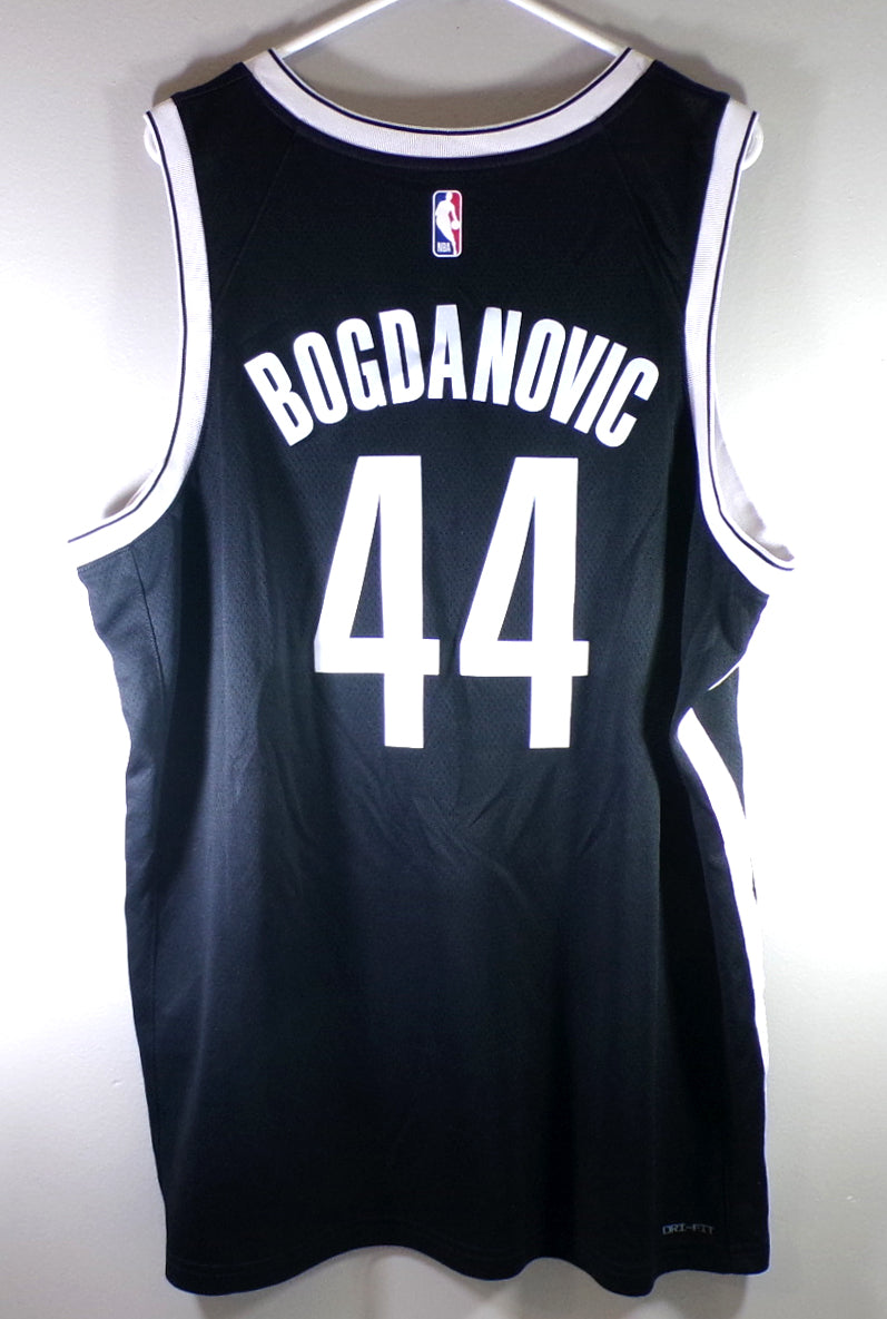 Bojan Bogdanovic #44 Brooklyn Nets Nike Swingman Icon Guide Jersey Black 56 2XL Pic2