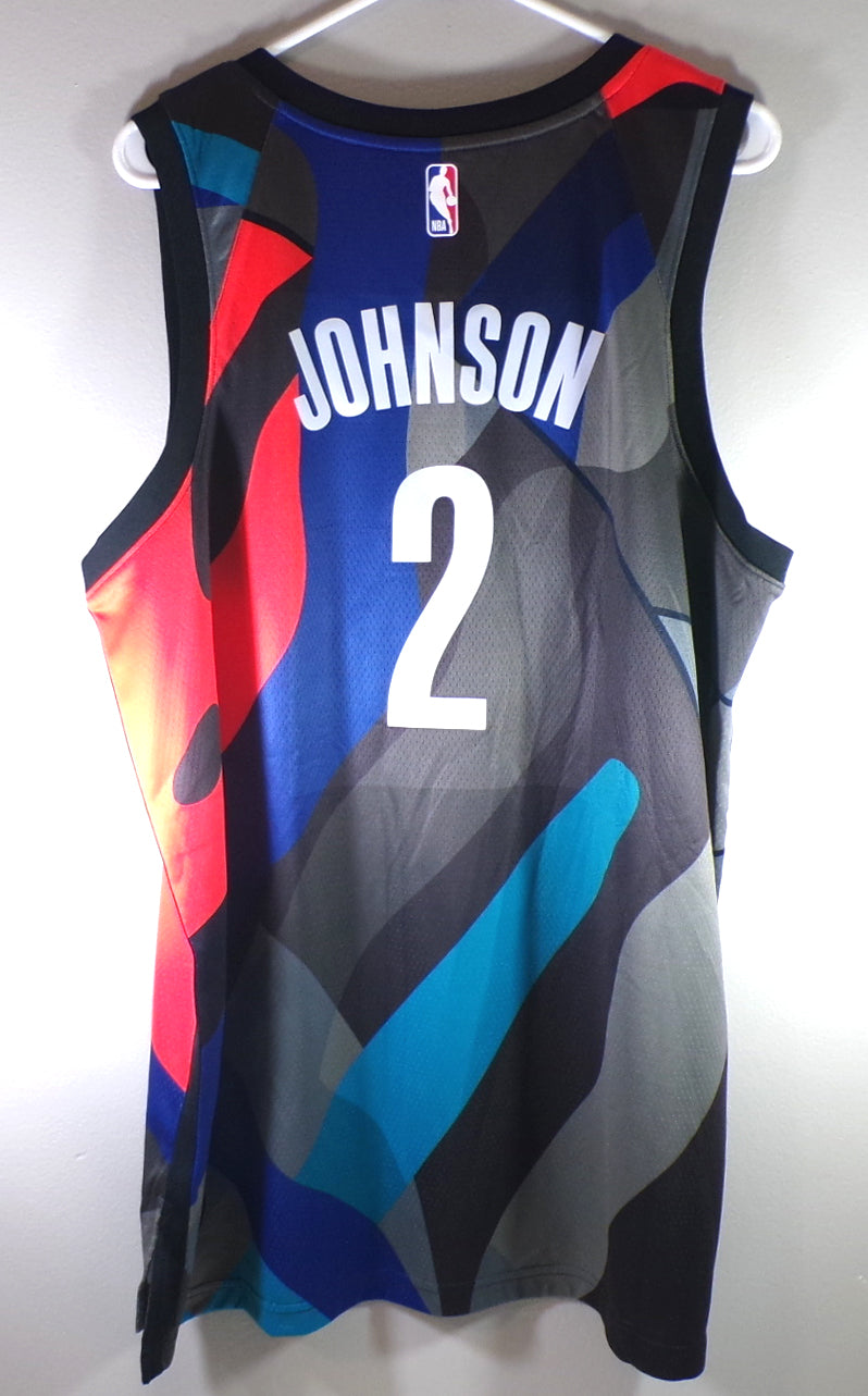 Cameron Johnson #2 Brooklyn Nets Nike KAWS Swingman City Jersey New 52 XL Pic2