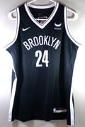Cam Thomas #24 Brooklyn Nets Nike Swingman Icon Jersey Black Youth L