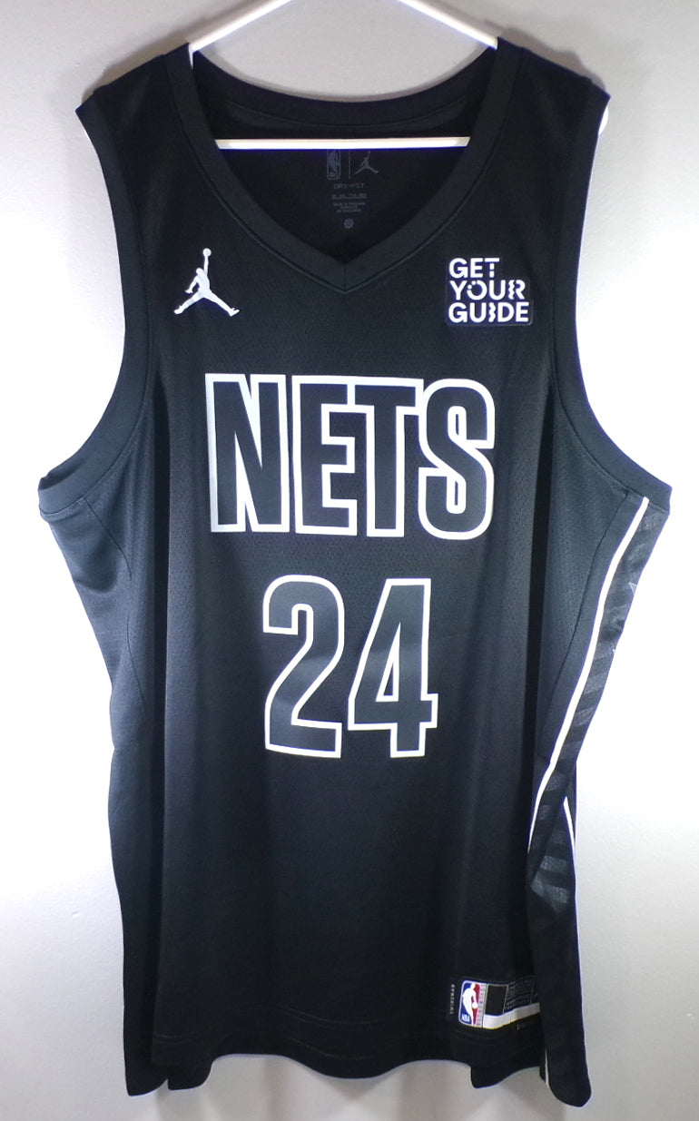Cam Thomas #24 Brooklyn Nets Jordan Nike Swingman Guide Jersey New Black 56 2XL