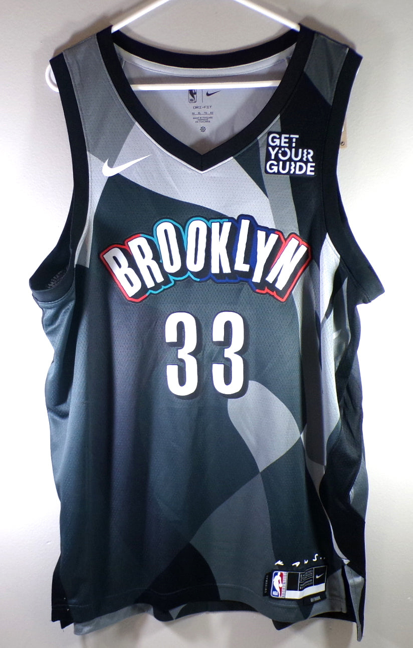 Nic Claxton #33 Brooklyn Nets Nike x KAWS Swingman City Jersey New 60 3XL