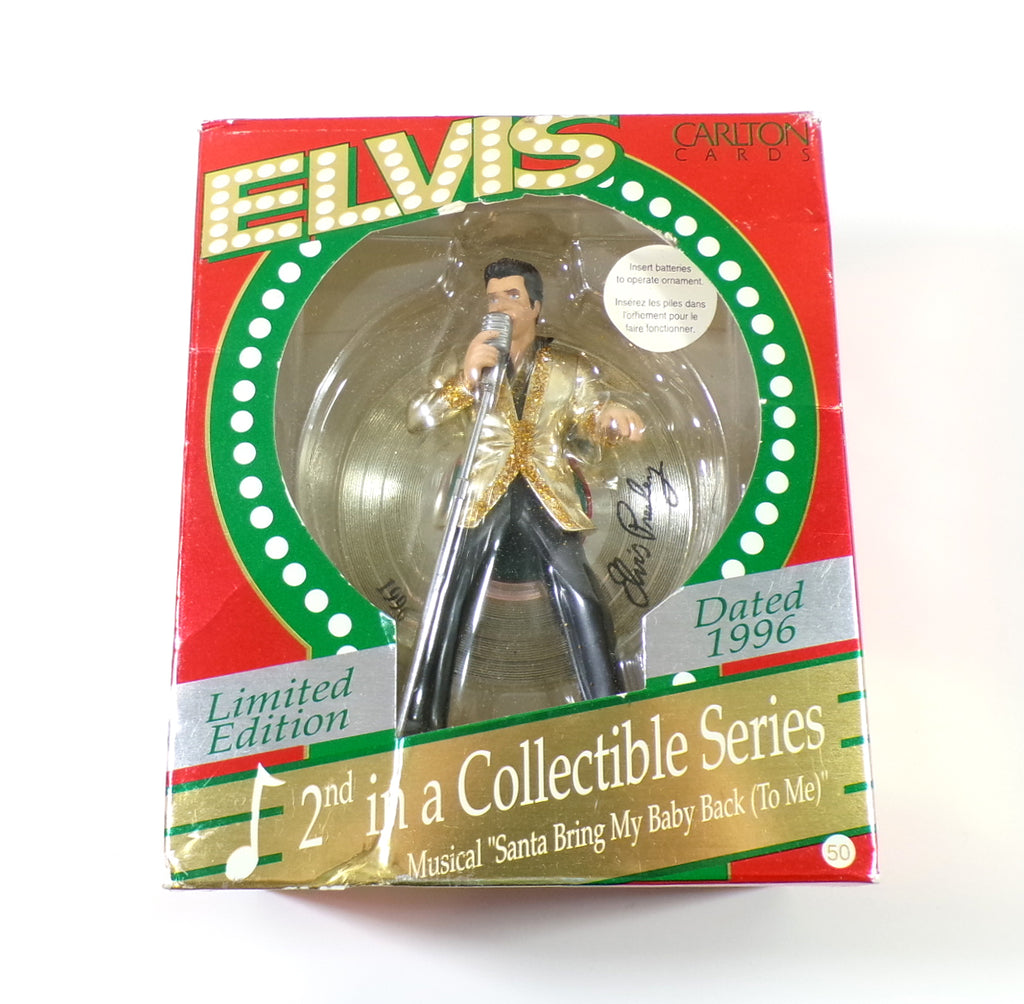 1996 Elvis Presley Carlton Cards Heirloom Collection Musical Ornament NIP