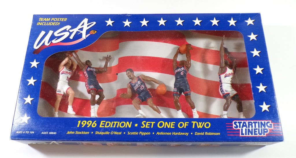 1996 Starting Lineup Team USA Basketball Sets 1 & 2 In Boxes Hill Pippen Shaq Pic2