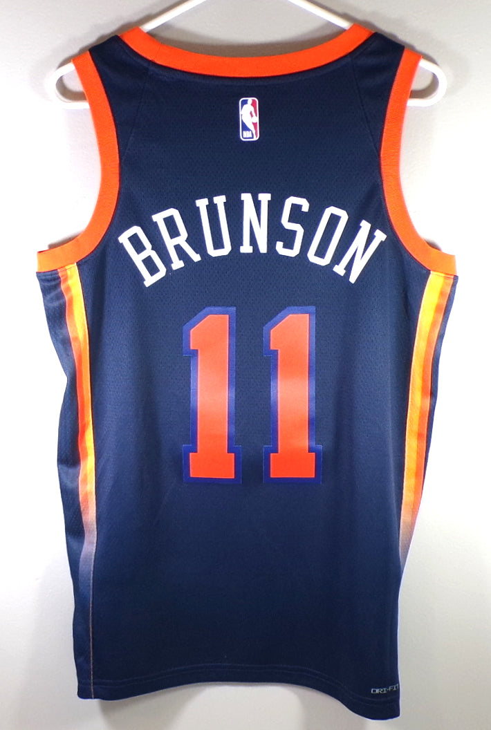 Jalen Brunson New York Knicks Jordan Swingman Statement Sphere Jersey Youth XL Pic2