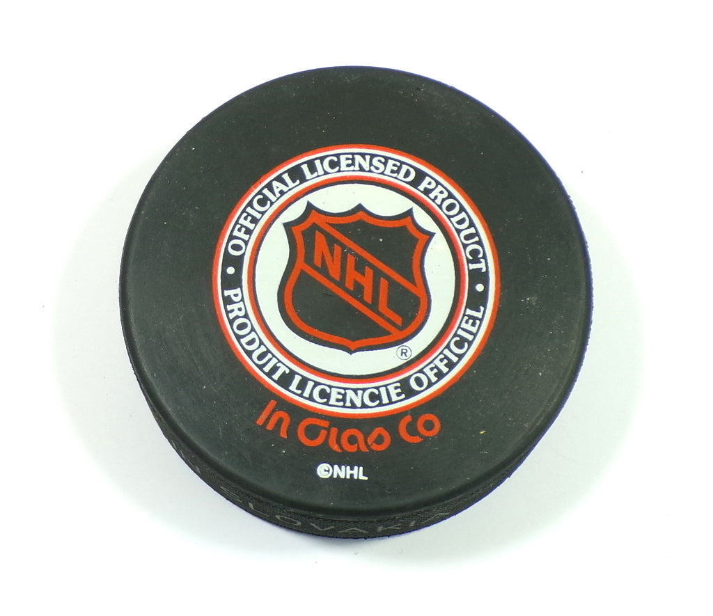 Carolina Hurricanes Official In Glas Co NHL Vintage Hockey Puck Pic2