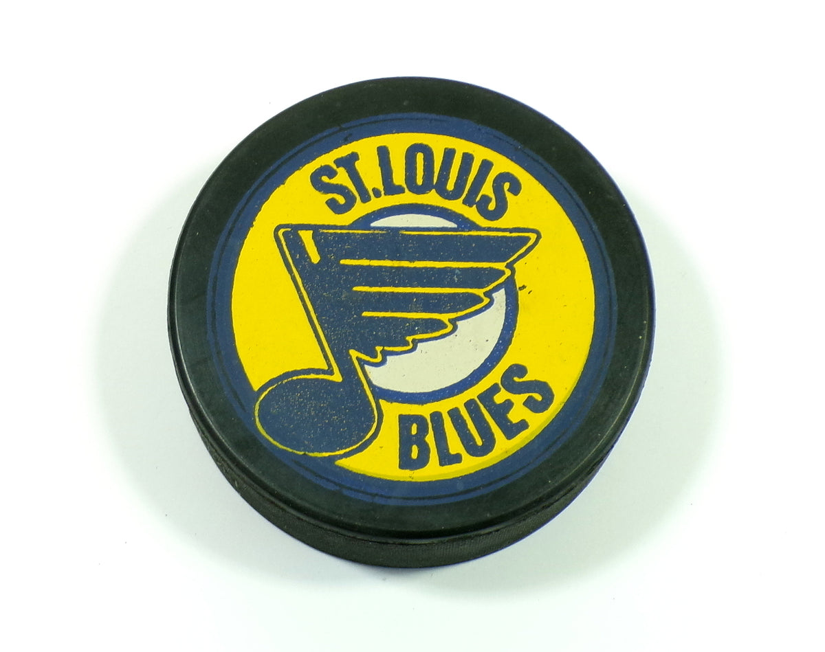 St. Louis Blues Vintage Hockey Puck Blank Back