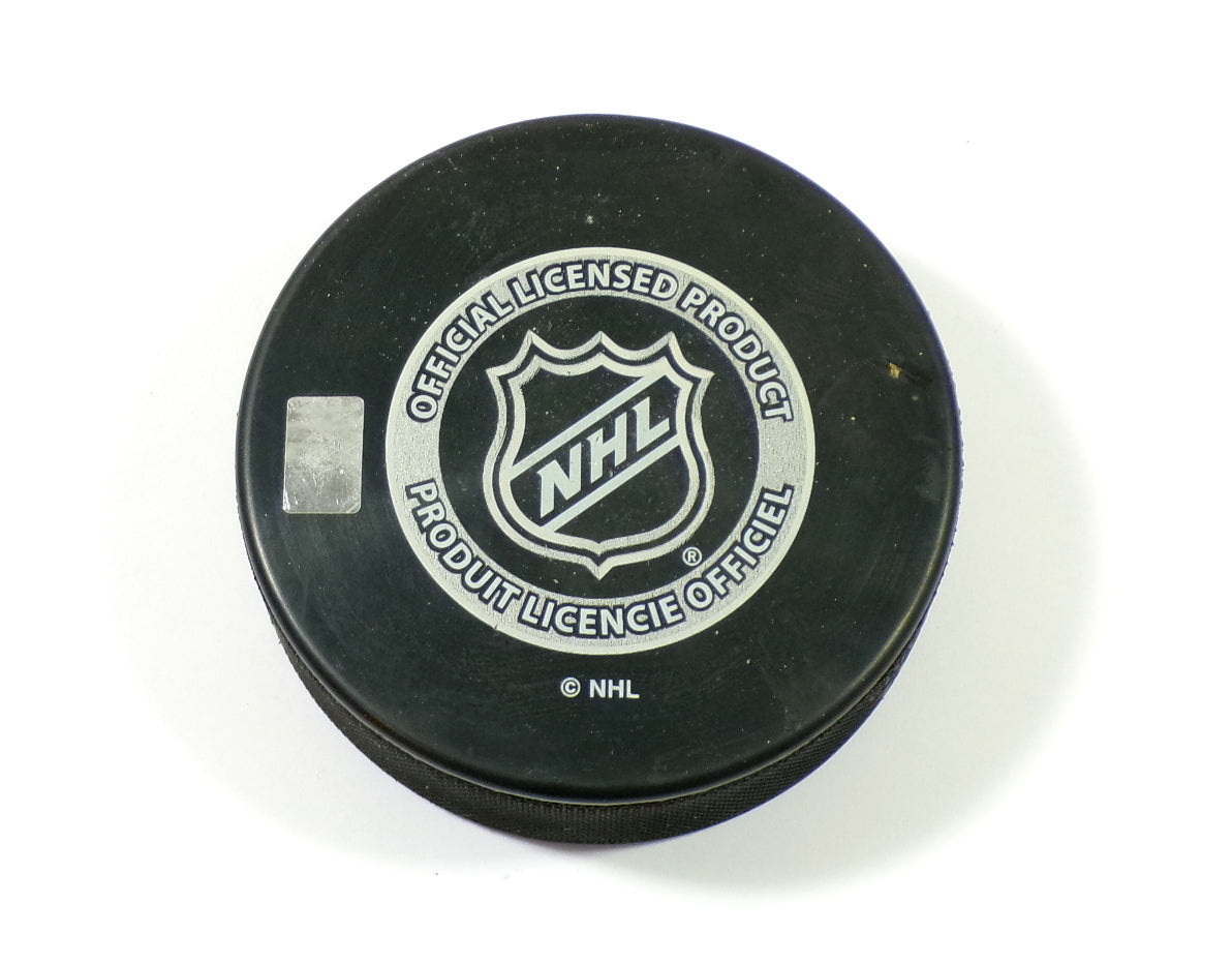 Jim Sandlak #25 Signed Vancouver Canucks NHL Hockey Puck Auto Pic2