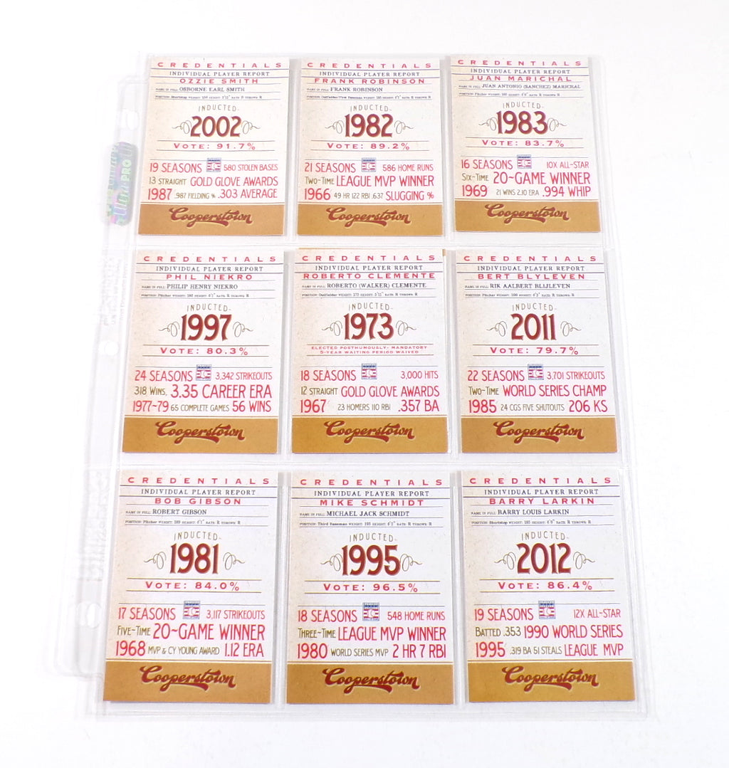 2012 Panini Cooperstown Credentials Baseball Insert Set (18) Clemente Pic2