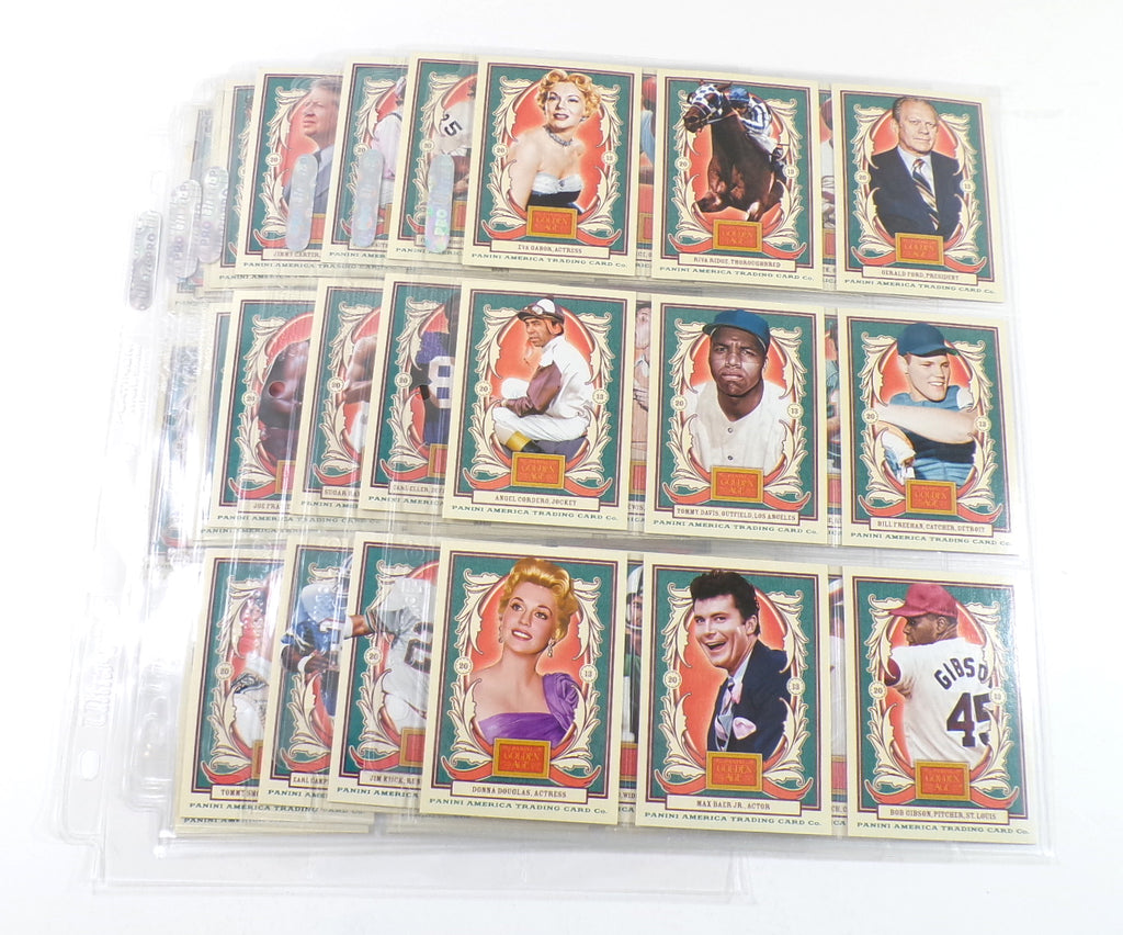2013 Panini Golden Age Complete Base Set In Binder Sheets (150) Nm/Mt Pic2
