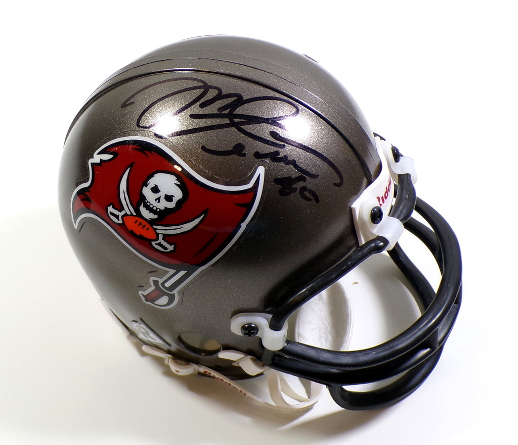 Mike Alstott Signed Riddell Tampa Bay Buccaneers Mini Helmet Auto JSA COA Pic2