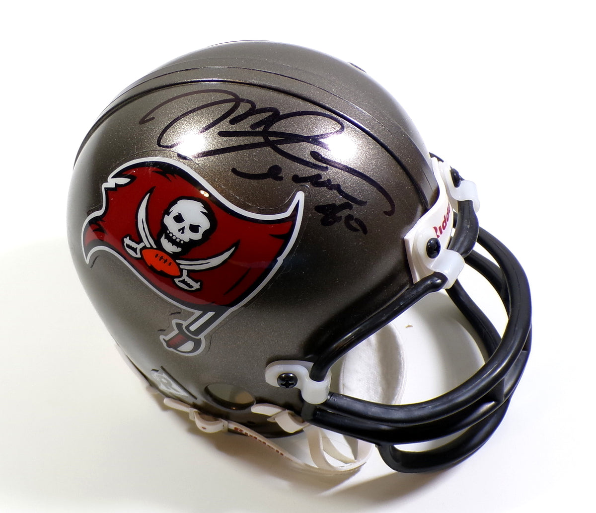 Mike Alstott Signed Riddell Tampa Bay Buccaneers Mini Helmet Auto JSA COA Pic2