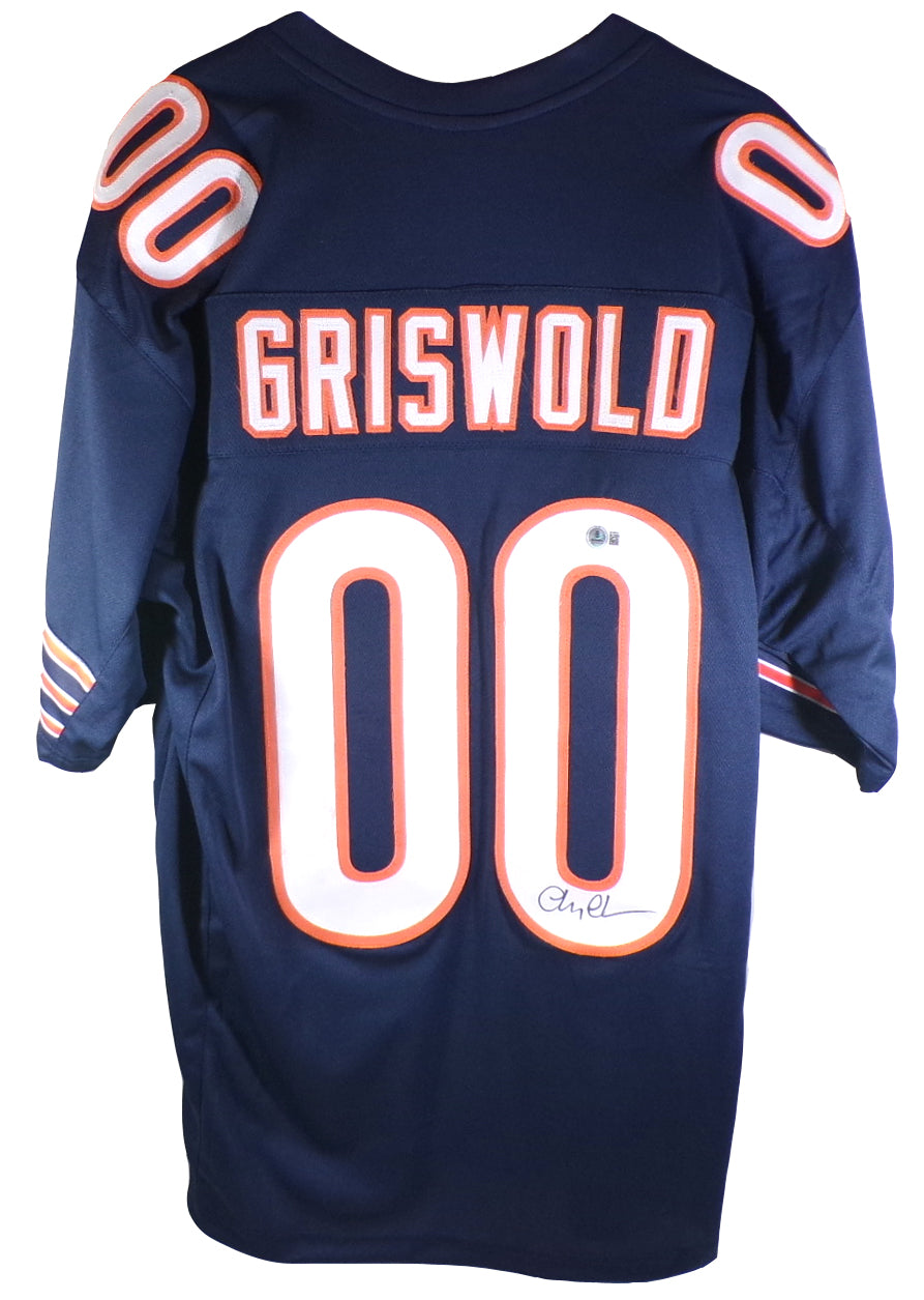 Chevy Chase Signed Clark Griswold #00 Chicago Bears Vacation Jersey Auto BAS COA