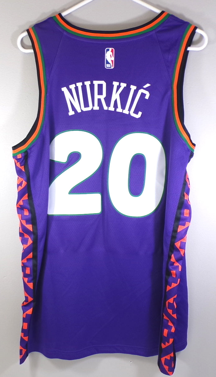 Jusuf Nurkic #20 Phoenix Suns Valley Nike Swingman City Paypal Jersey New 40 S Pic2