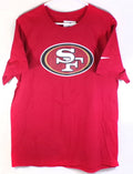 Jordan Mason #24 San Francisco 49'ers The Nike Tee T-Shirt Red New Adult Large