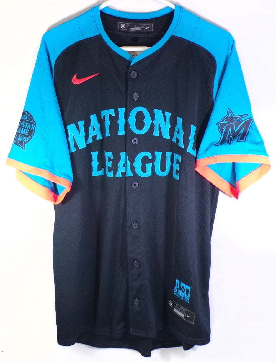 Tanner Scott #66 Miami Marlins 2024 MLB All Star Game NL Nike Baseball Jersey S