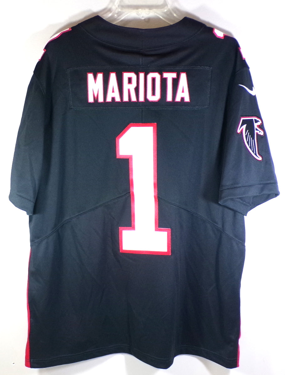 Marcus Mariota #1 Atlanta Falcons Nike On Field NFL Football Jersey Black New L Pic2