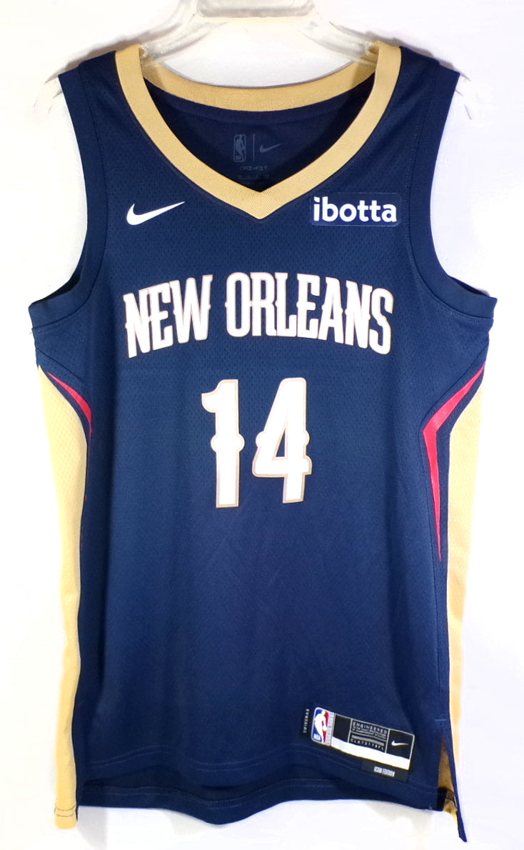 Brandon Ingram New Orleans Pelicans Nike Swingman Icon Jersey Ibotta Navy S 40