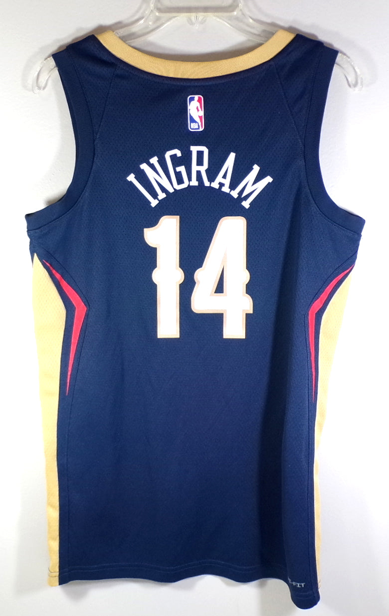 Brandon Ingram New Orleans Pelicans Nike Swingman Icon Jersey Ibotta Navy S 40 Pic2