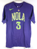 CJ McCollum #3 New Orleans Pelicans The Nike Tee T-Shirt Shirt Purple New M