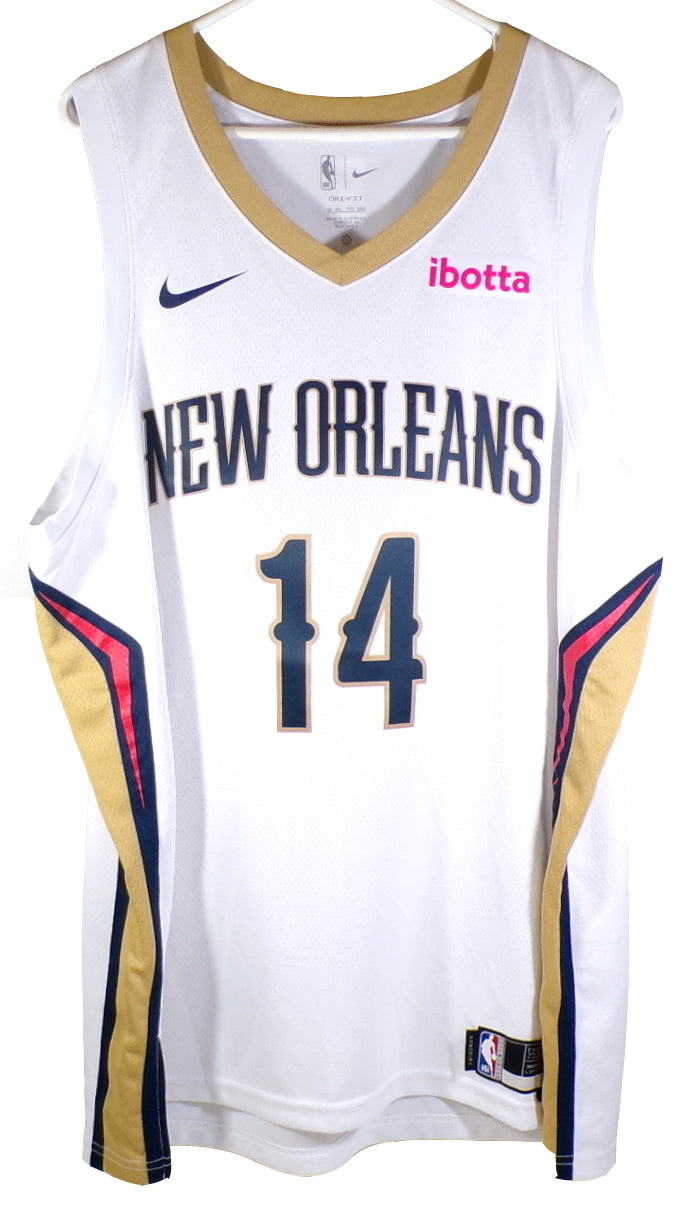 Brandon Ingram New Orleans Pelicans Nike Swingman Assoc Jersey Ibotta White S 40