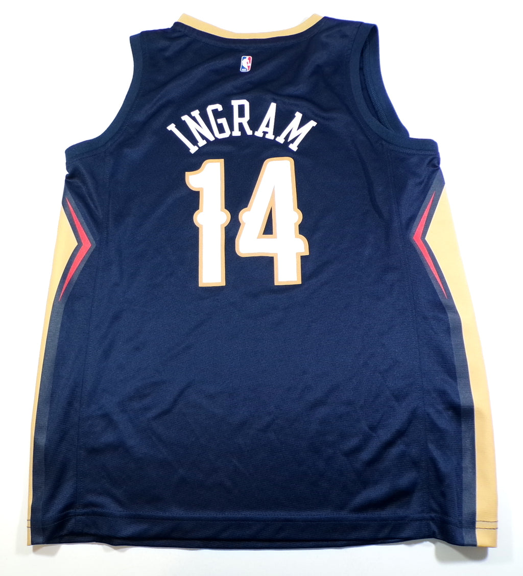 Brandon Ingram #14 New Orleans Pelicans Fanatics Fastbreak Jersey Navy Youth M Pic2