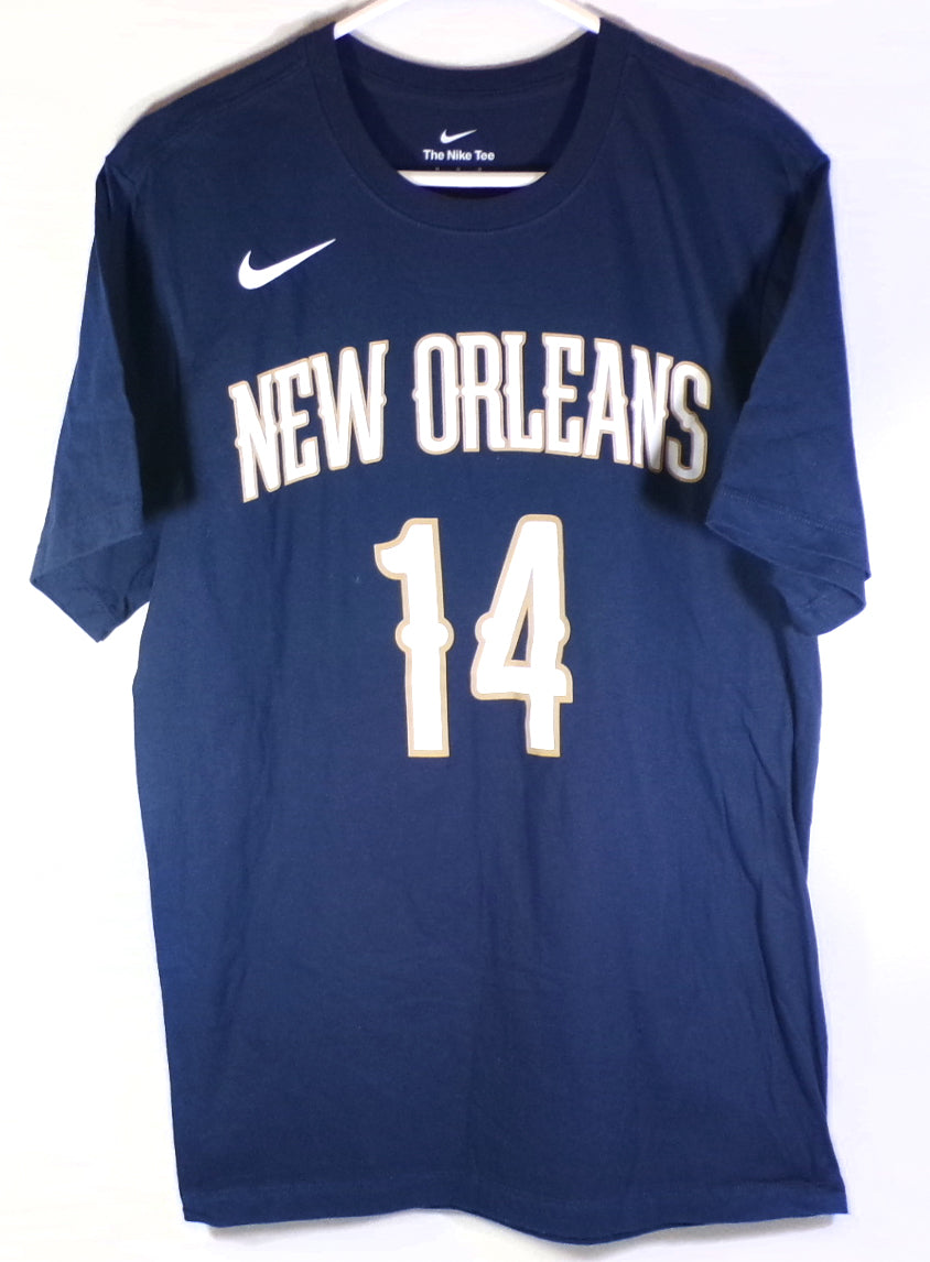 Brandon Ingram #14 New Orleans Pelicans The Nike Tee T-Shirt Navy New Adult M